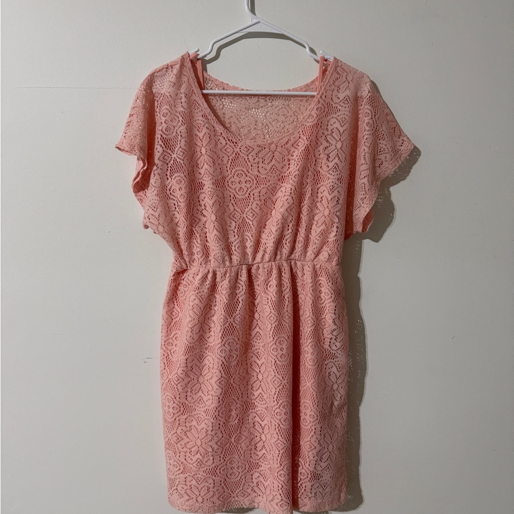 Bailey Blue Coral Lace Dress